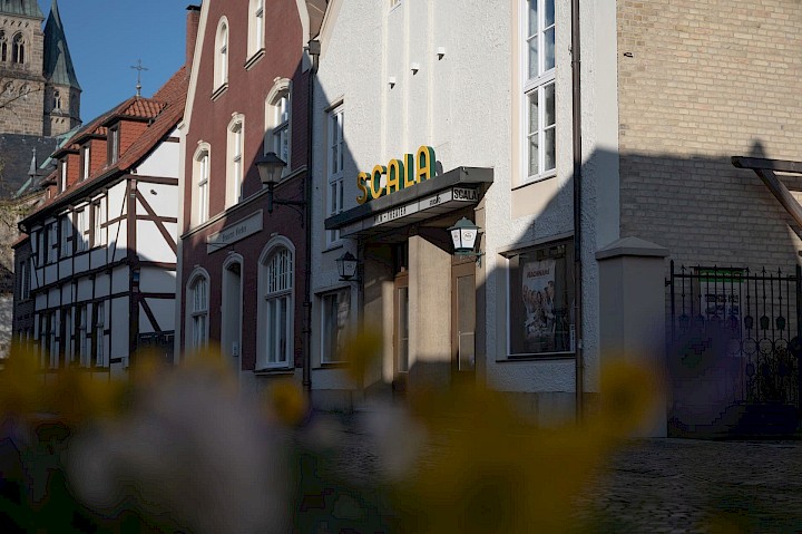 Das Scala Filmtheater in der Innenstadt von Warendorf